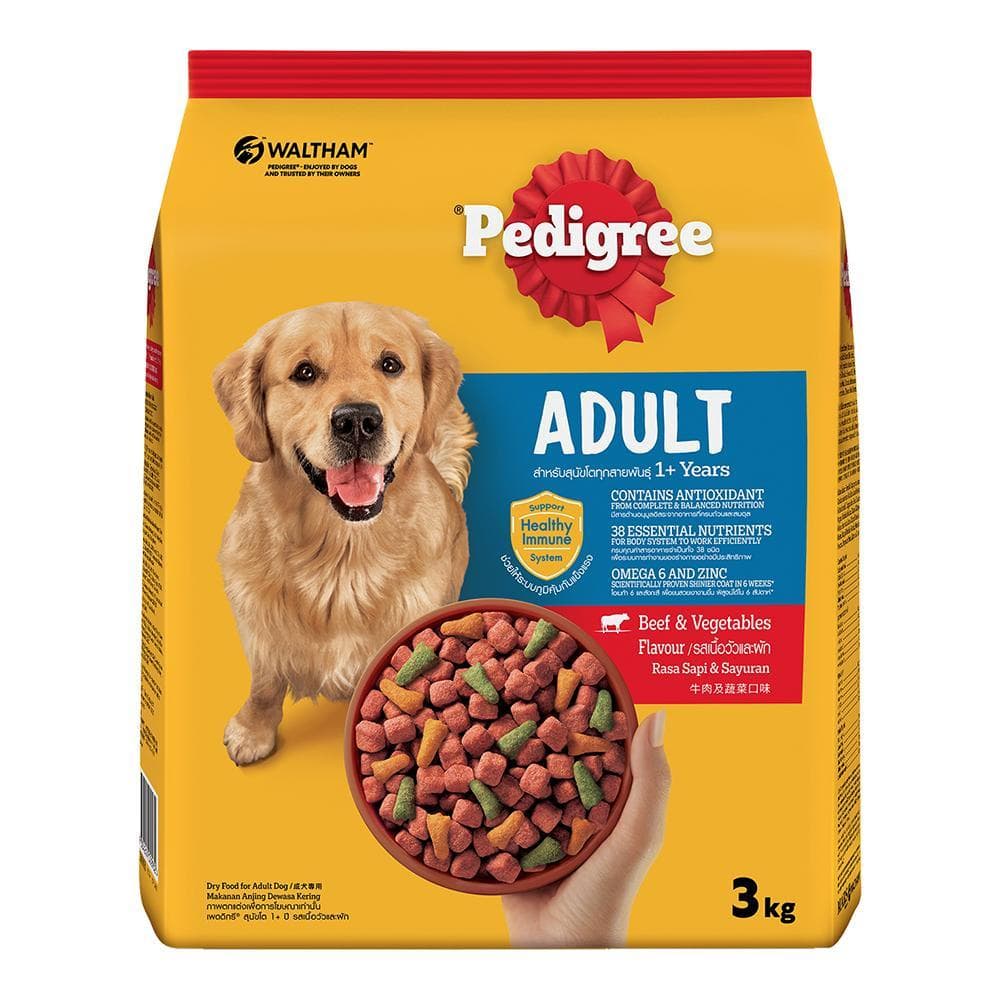 Pedigree Adult Dog Food (Beef & Vegetables) 2Kg